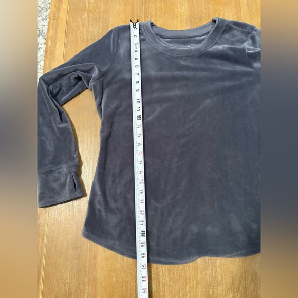 Cuddl Duds Women's Charcoal Double Velour - Picture 7 of 7